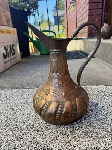 Alte kupferkanne orientalisch - kupferkanne,