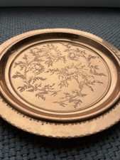 Alter Kupfer Wandteller