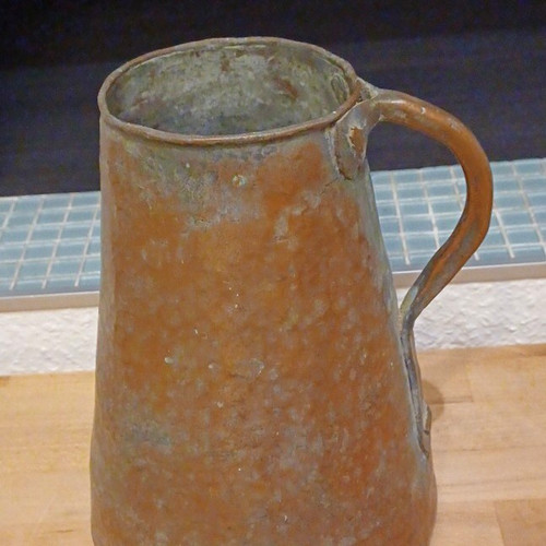 Kupfer kanne flasche - flasche, (krug)