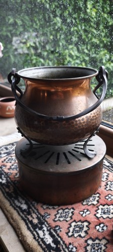 Kupferkessel vintage aus - vintage,