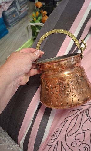 Kupfer kanne flasche - flasche, mit