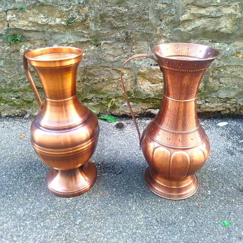 2er set kupfer kanne - kanne, &