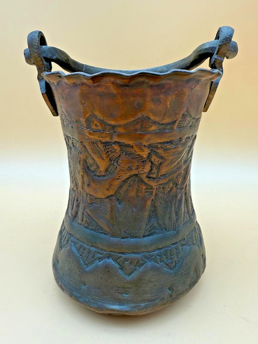 Orientalischer kupfertopf - orientalischer,