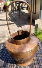 Alte Kupfer Kanne Henkel Vase