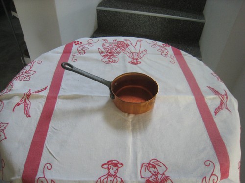 Kleiner kupfertopf stieltopf - kupfertopf,