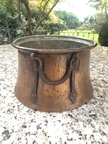 Alter kupfertopf vintage - kupfertopf,