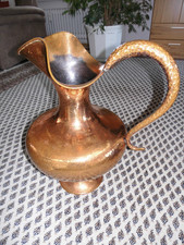Große Kupfer Kanne Handarbeit