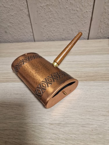 Vintage kupfer krümelfänger - kupfer,