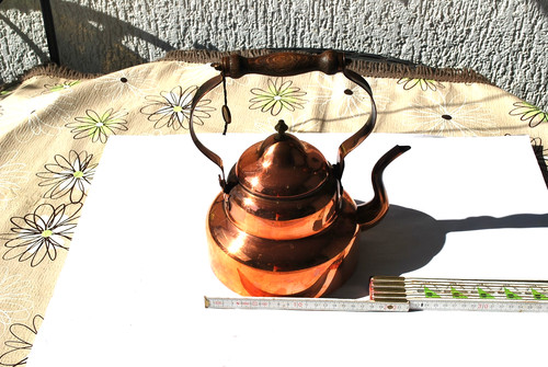 Schöne kupfer kanne - kupfer,