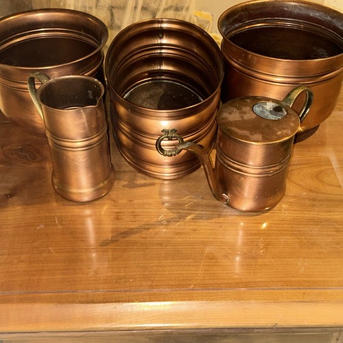 Kupfer töpfe gießkanne - kupfer, töpfe,