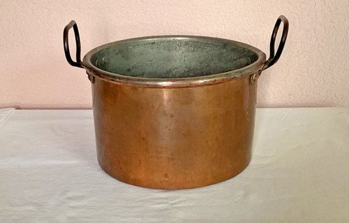 Alter kupferkessel topf mit - alter,