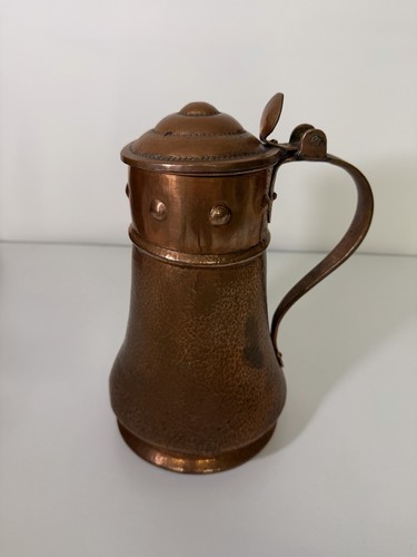 Gehämmerte kupfer kanne mit - kanne,