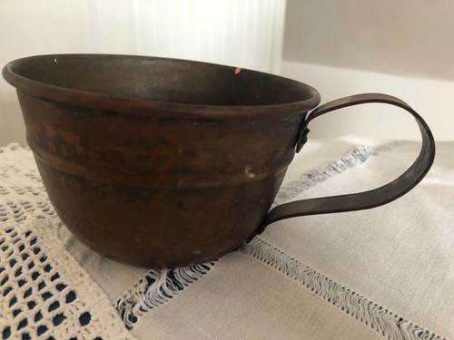 Vintage kupfergefaess mit - vintage,