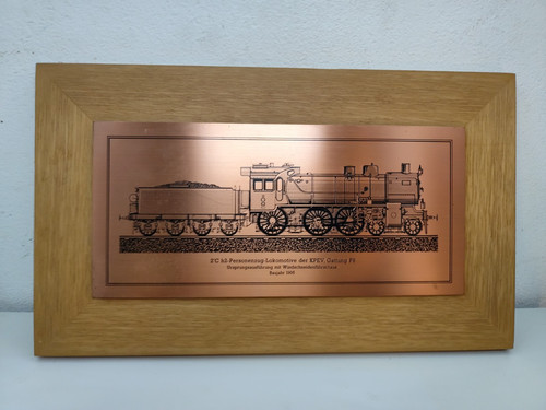 Kupferstich kupferbild zug - ,