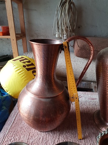 Große kupferkanne wasserkanne - kupferkanne,